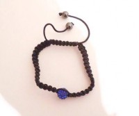 Bratara Shamballa (albastru)
